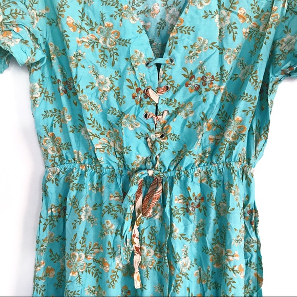 🦋 MINT BOHO FLORAL MAXI DRESS! - Picture 8 of 12